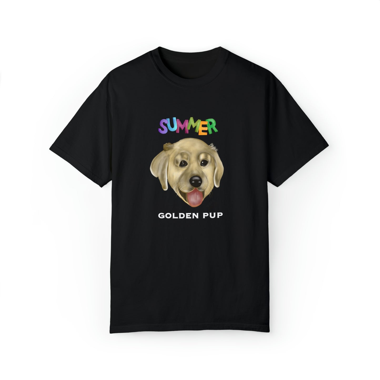 Introducing Our Golden Pup Unisex Garment-Dyed T-shirt! - Debital Design