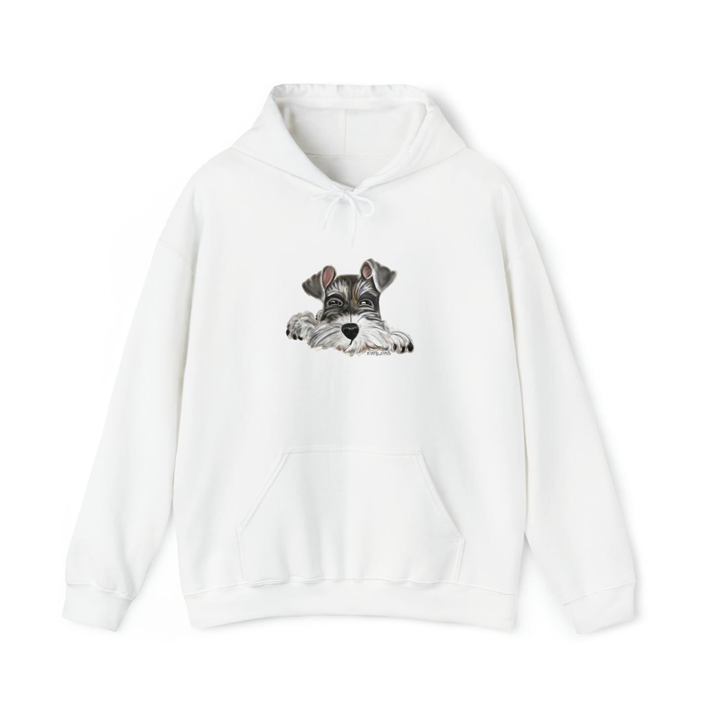 Unisex Heavy Blend™ Hooded Sweatshirt - Schnauzer - Debital Design