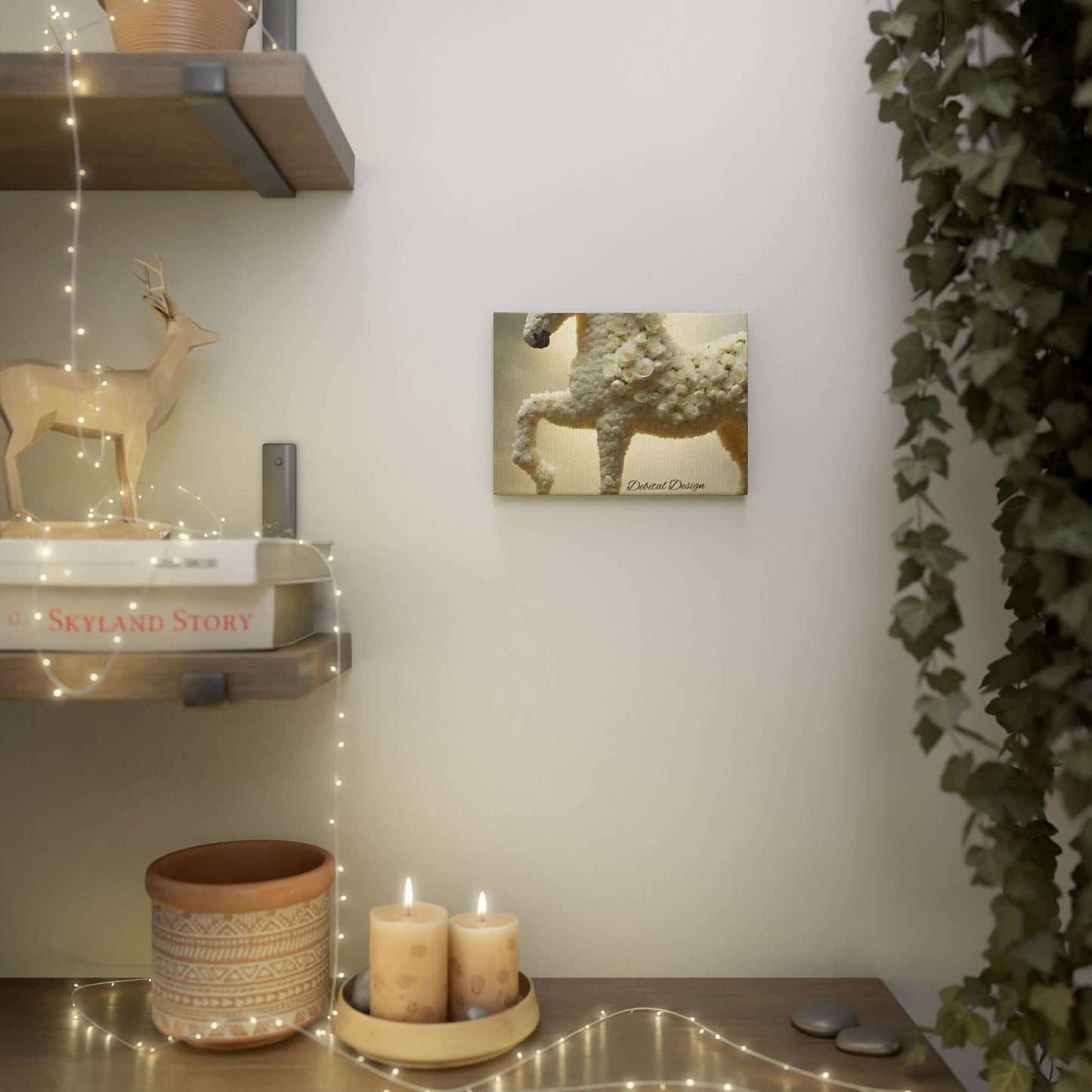 White Roses and horses - Debital Design