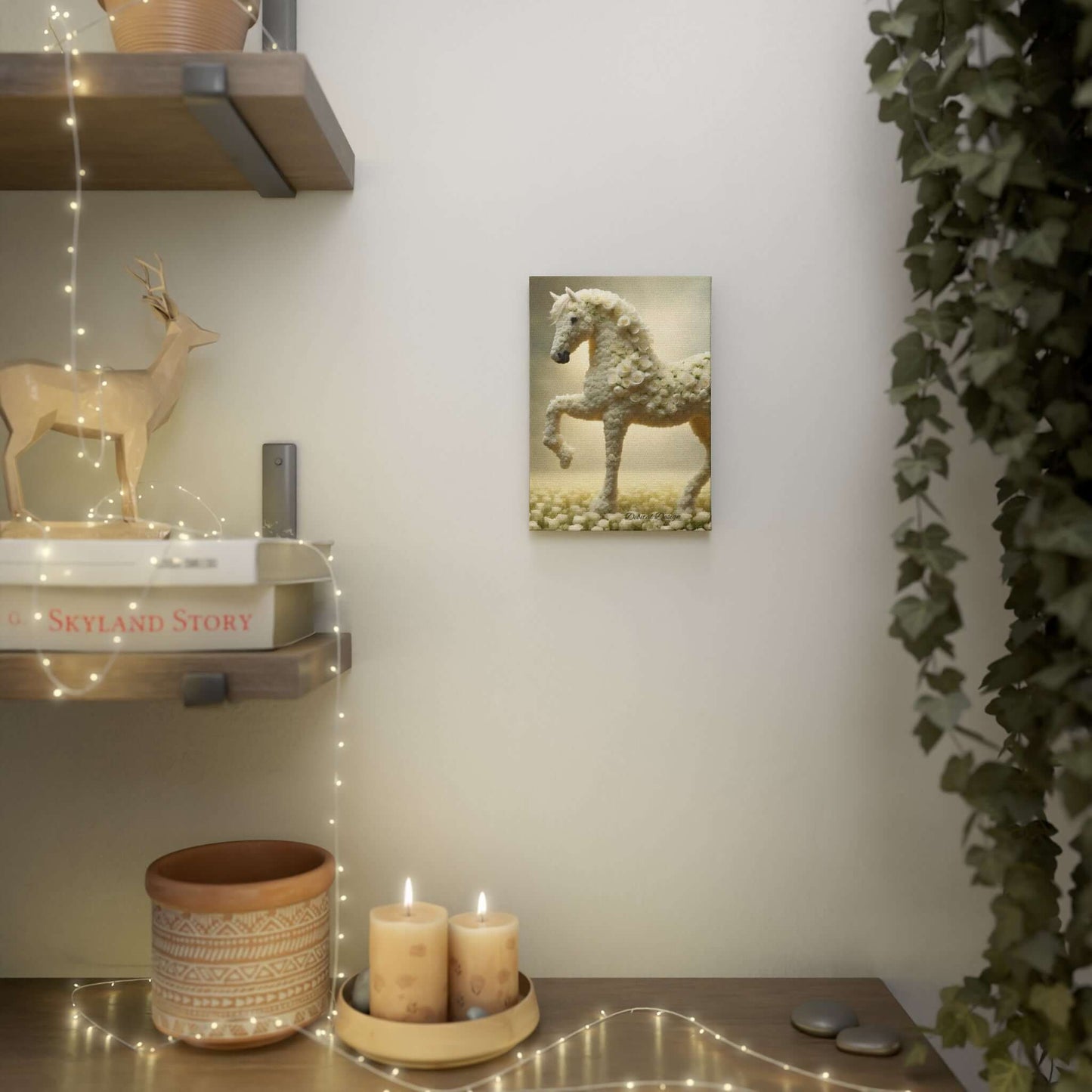 White Roses and horses - Debital Design