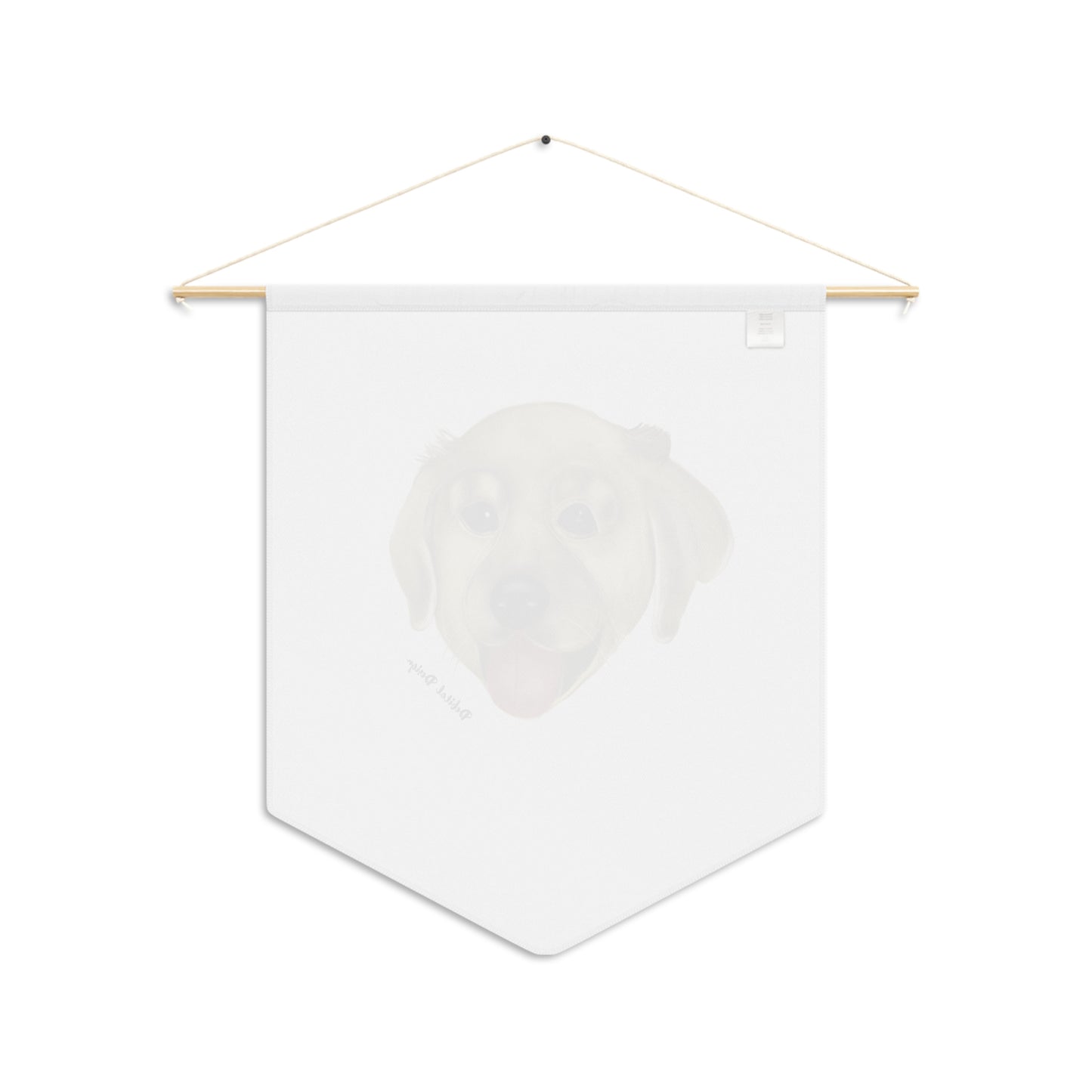 Golden Pup Pennant - Debital Design