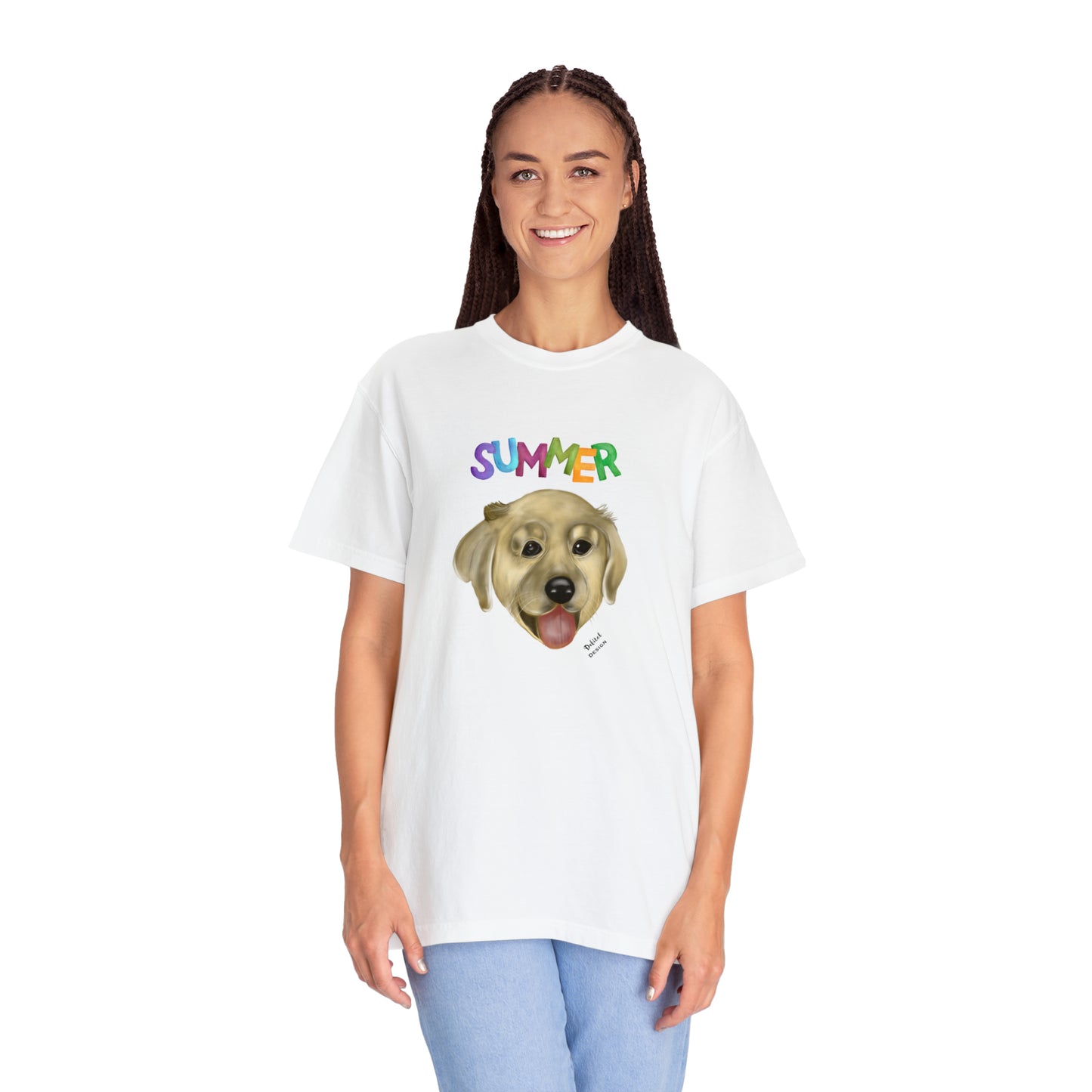 Introducing Our Golden Pup Unisex Garment-Dyed T-shirt! - Debital Design