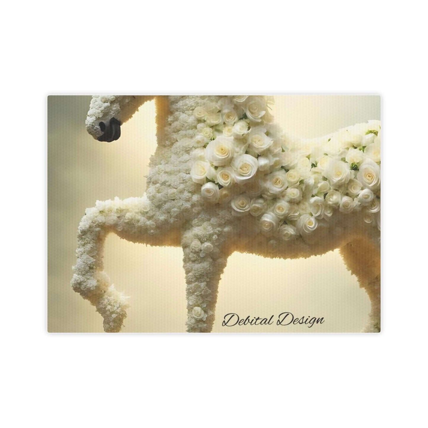 White Roses and horses - Debital Design