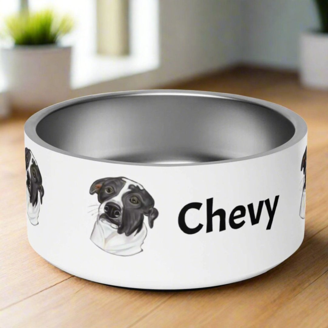 DOG BOWL TAN TABLE