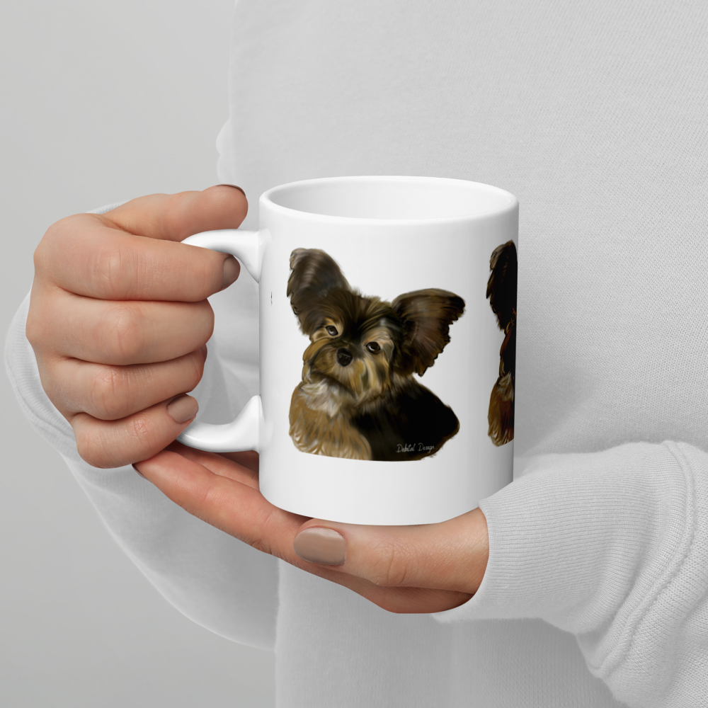 Charming Yorkie Mug for Coffee Lovers - Debital Design