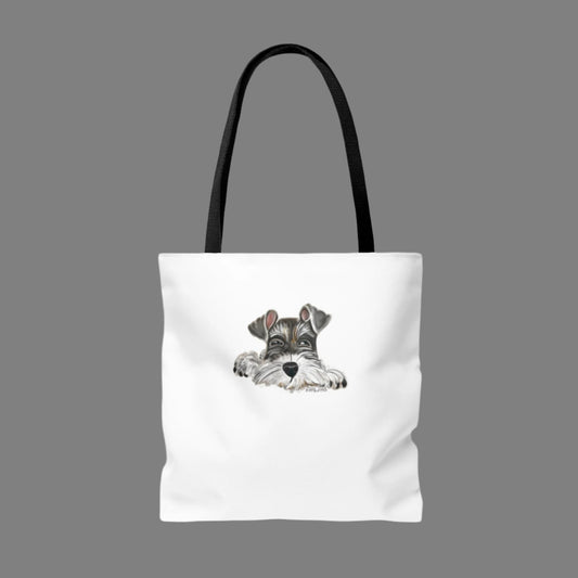Schnauzer Tote Bag (AOP) - Debital Design 