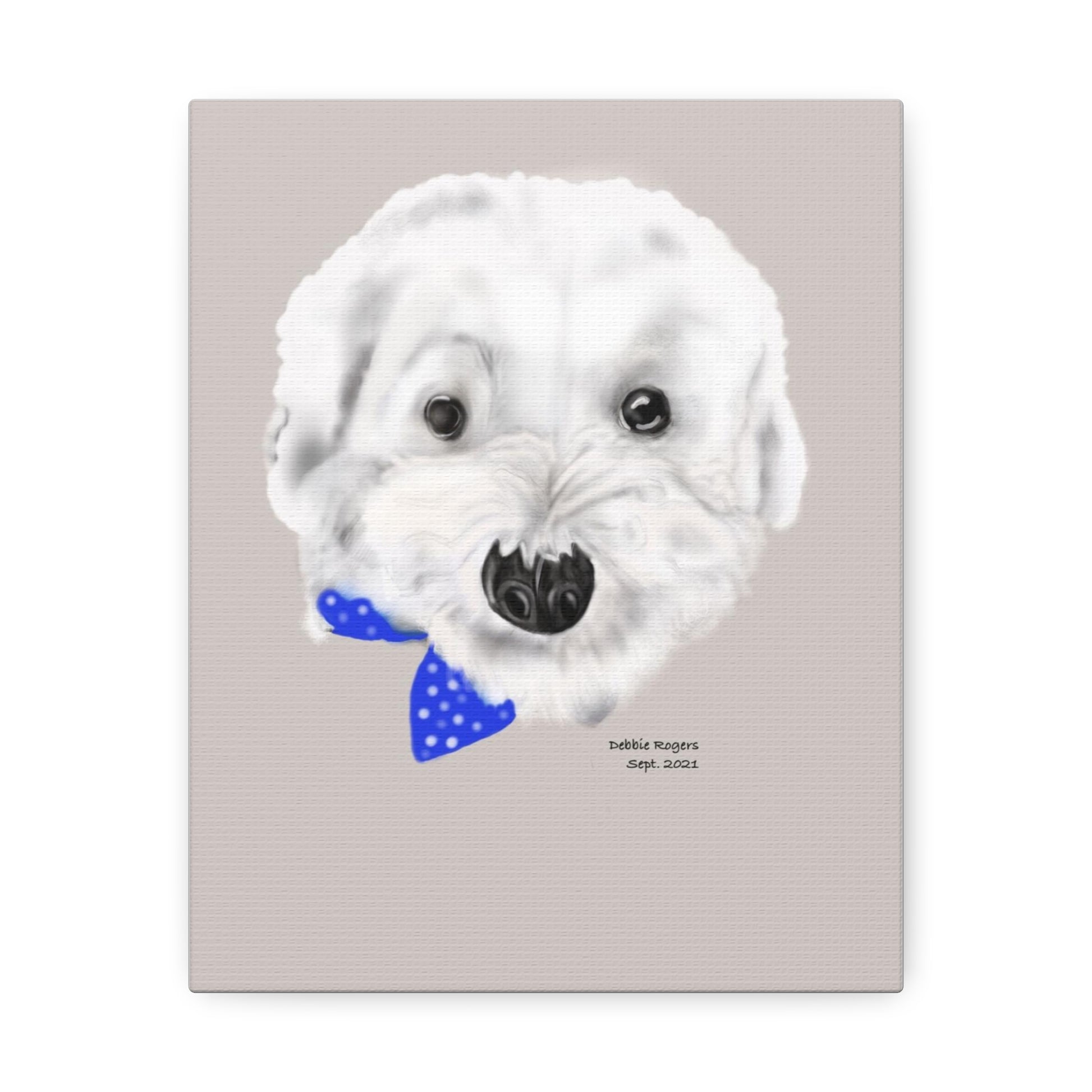 Satin Canvas, Stretched - Debital Design 