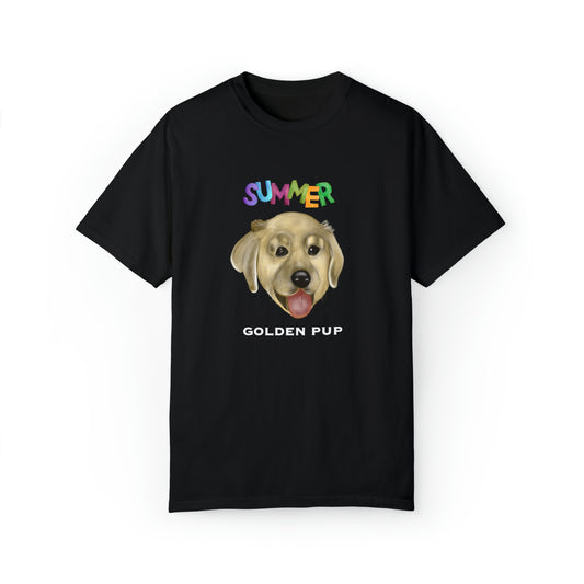 Introducing Our Golden Pup Unisex Garment-Dyed T-shirt! - Debital Design 