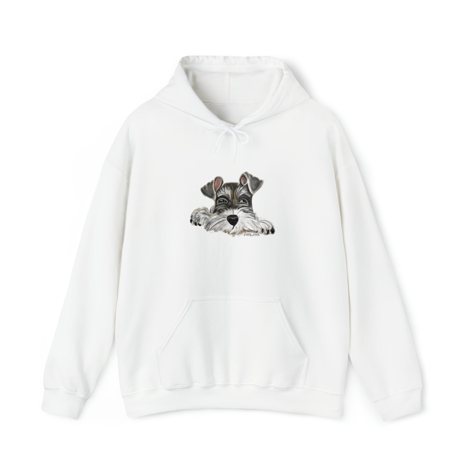 Unisex Heavy Blend™ Hooded Sweatshirt - Schnauzer - Debital Design 