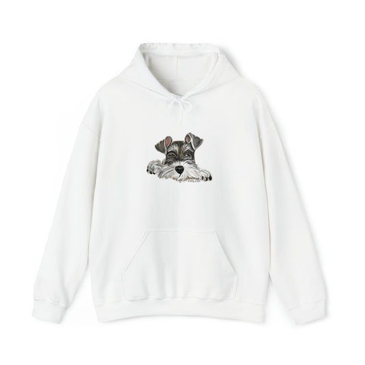 Unisex Heavy Blend™ Hooded Sweatshirt - Schnauzer - Debital Design 