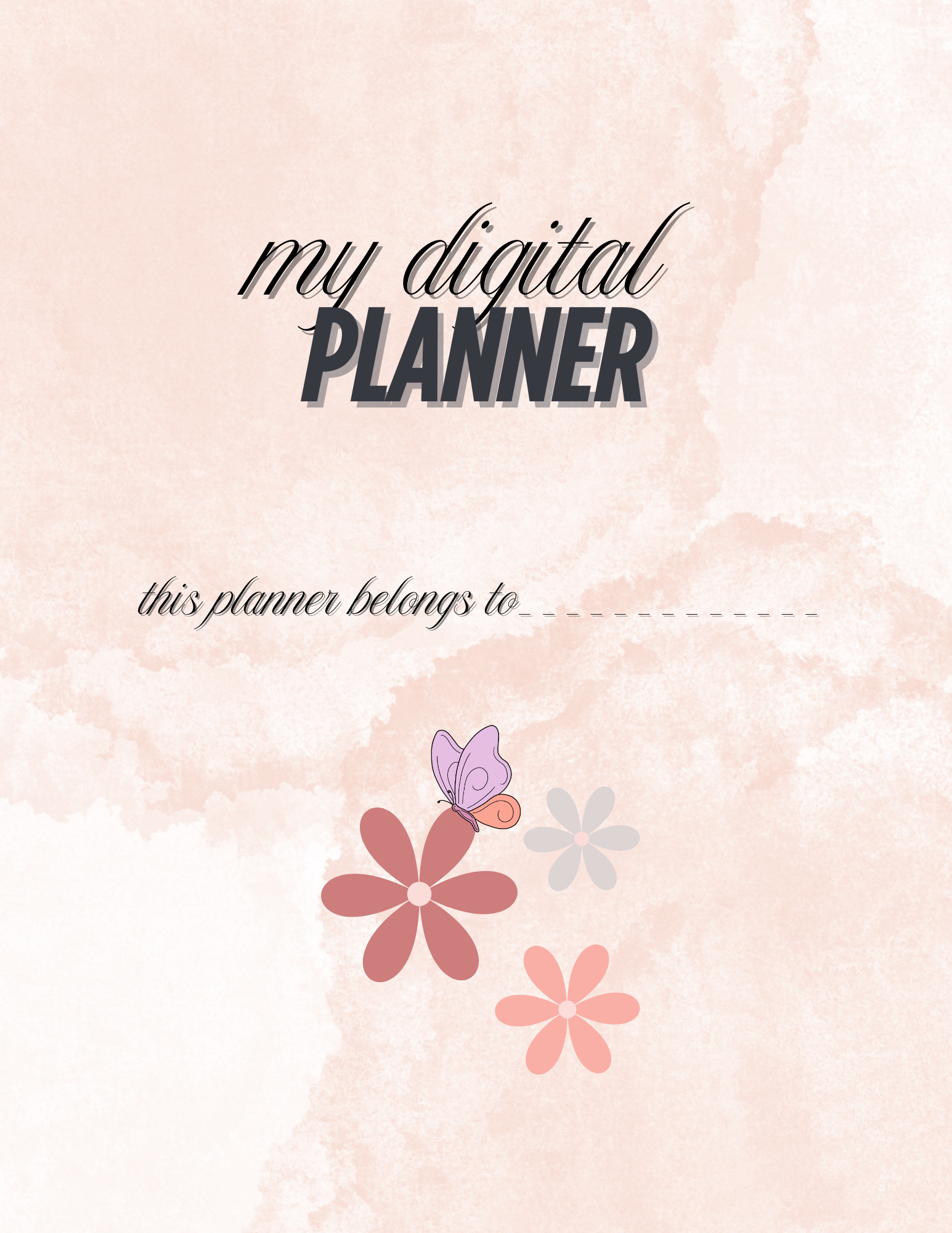 CUSTOM DIGITAL PLANNER 3-2025 - Debital Design 