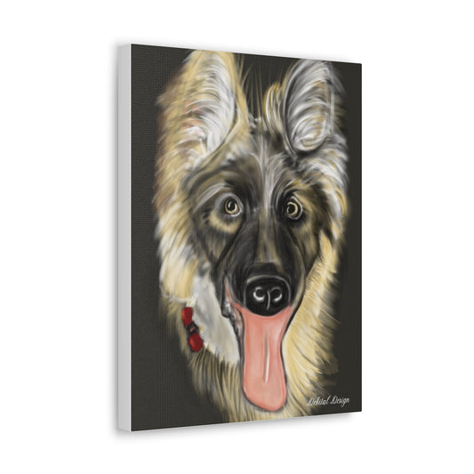 Custom German Shepard Canvas Art - Bring Your Pet’s Personality to Life - Debital Design 