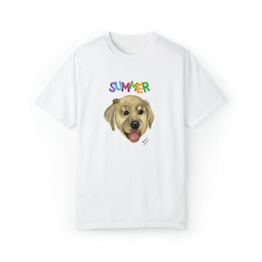 Introducing Our Golden Pup Unisex Garment-Dyed T-shirt! - Debital Design 