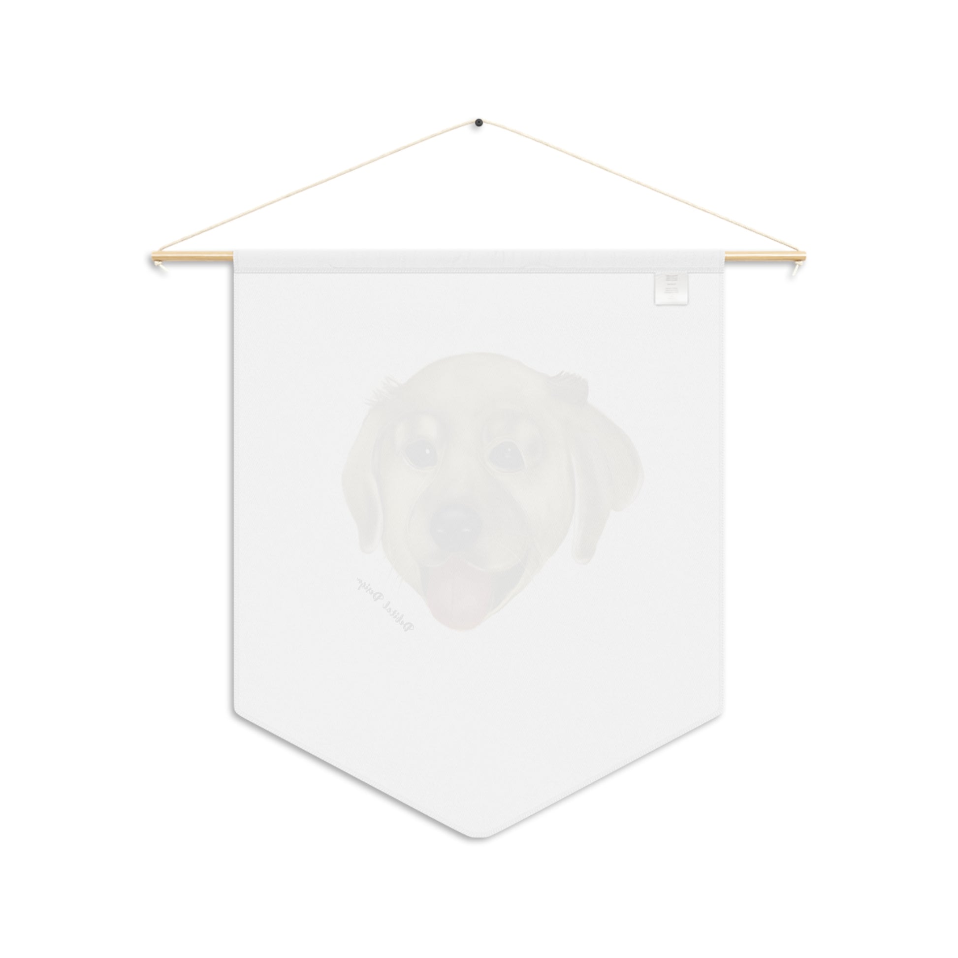 Golden Pup Pennant - Debital Design 