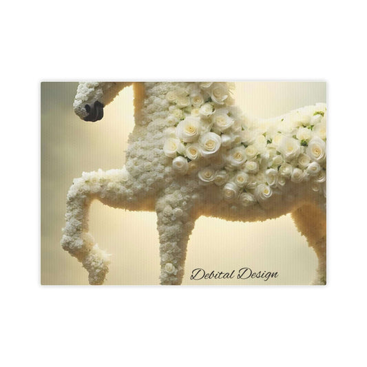White Roses and horses - Debital Design 