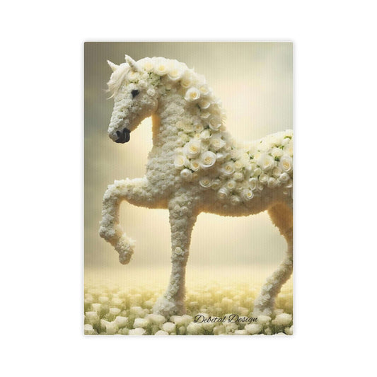 White Roses and horses - Debital Design 