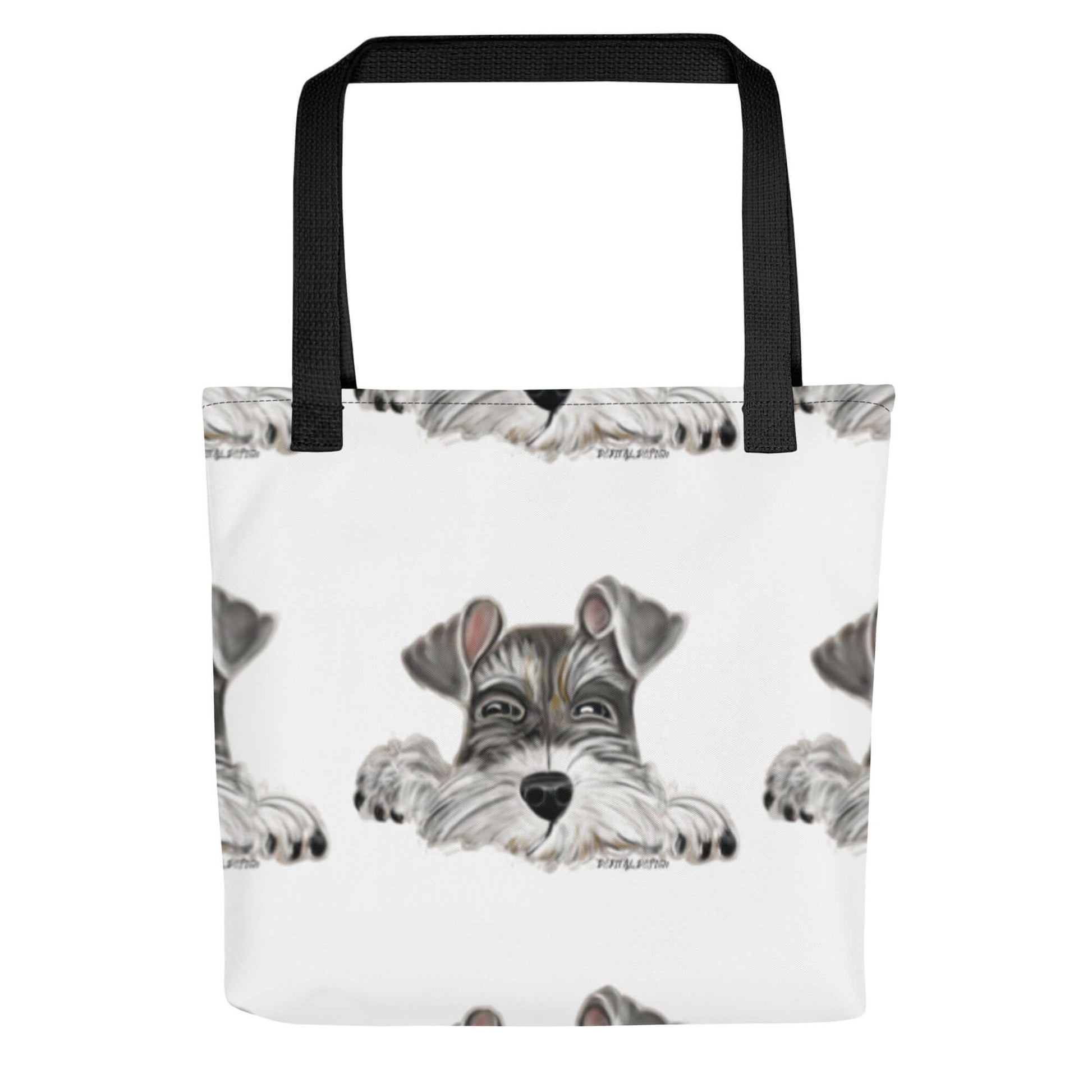 Schnauzer Love: Stylish Tote Bag - Debital Design 