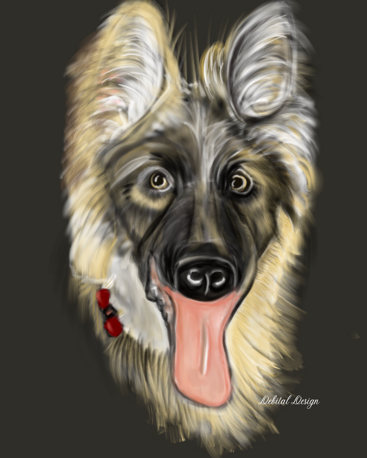 German Shepard  Atlas - Debital Design 