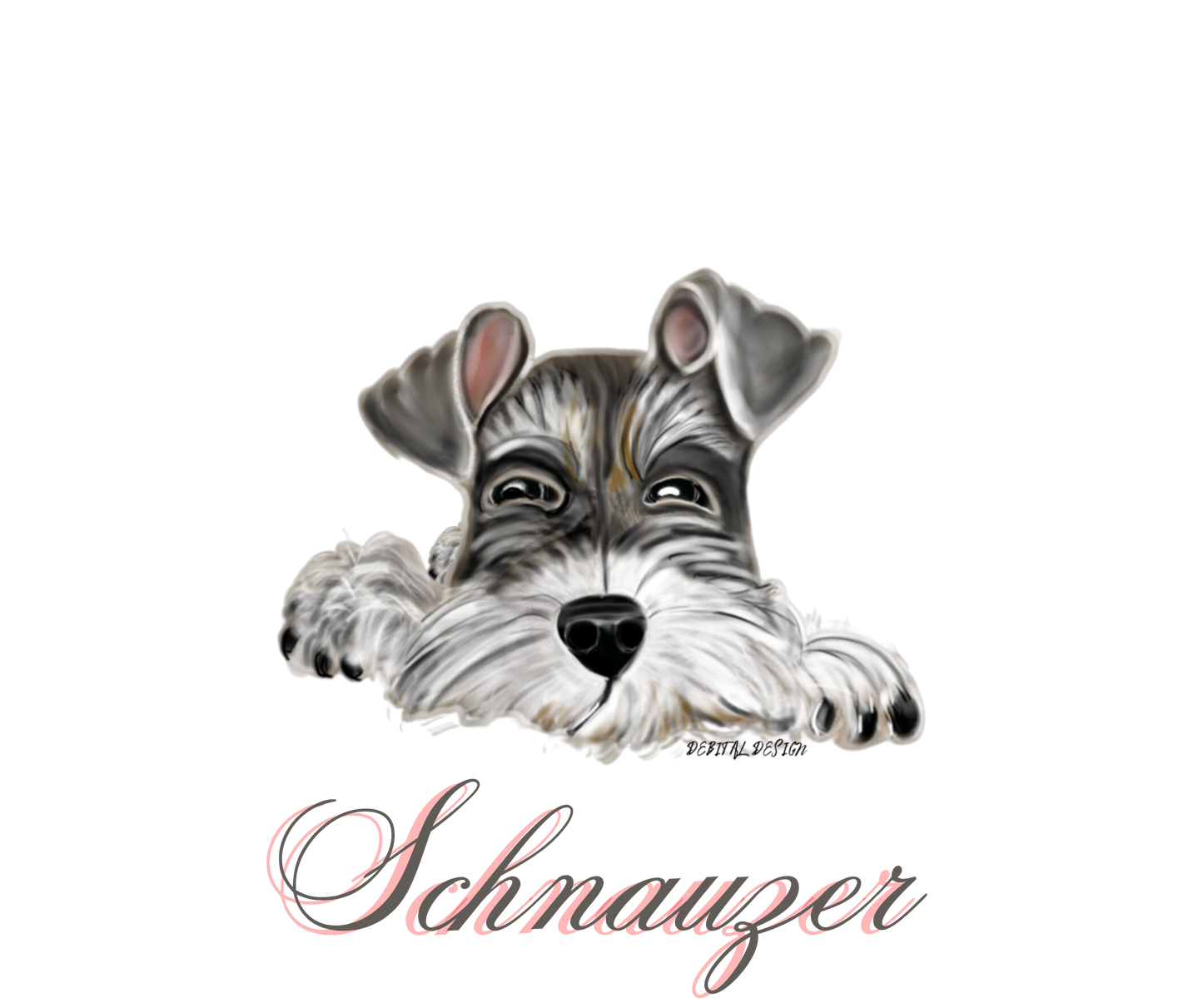 Schnauzer Mouse Pad - Stylish and Functional - Debital Design 