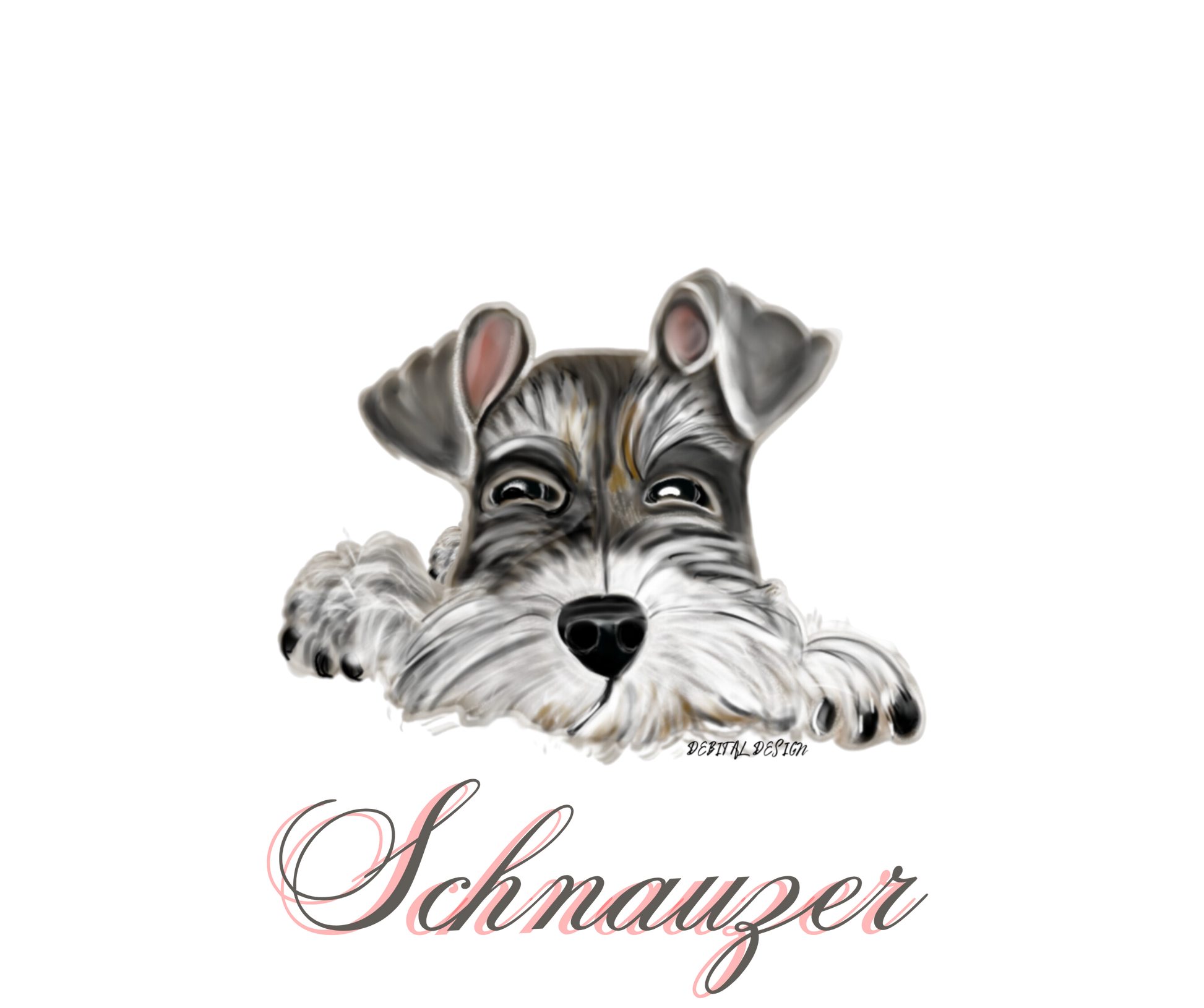 Schnauzer Mouse Pad - Stylish and Functional - Debital Design 