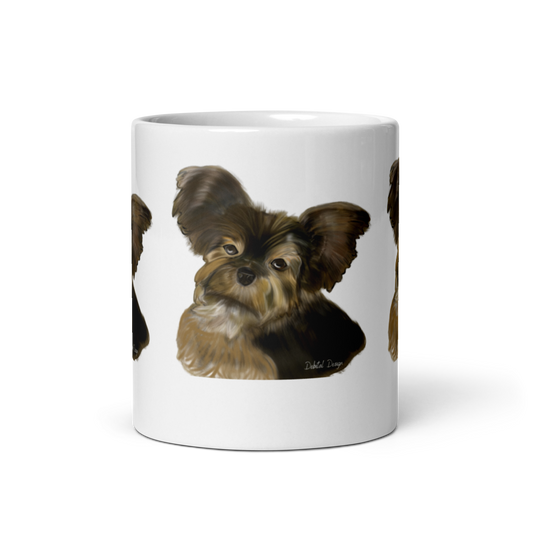 Charming Yorkie Mug for Coffee Lovers - Debital Design 